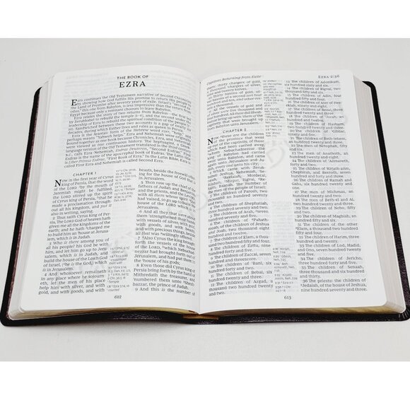 Thomas Nelson King James Version Giant 12.2 Point Print Lay Flat 2017 Holy Bible - Picture 4 of 4
